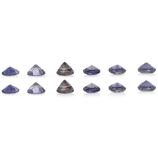Iolite Round 4mm Approximately 2.50 Carats