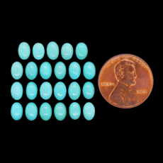 Kingman Turquoise Cab Oval 6x4mm Approximately 8 Carat