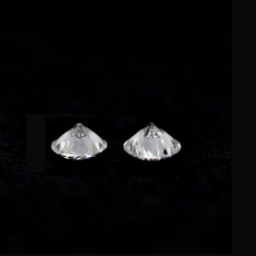 Lab Grown Diamond Round 3.5mm Matching Pairs Approximately 0.33 Carat