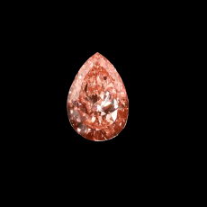 Lab Grown Pink Diamond Pear Shape 8.42x5.73x3.33mm Single Piece Approximately 1.03 Carat