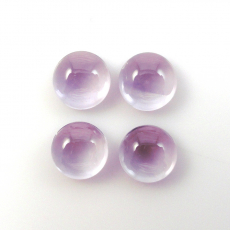 Lavender Amethyst Cab Round 9mm Approximately 10 Carat.
