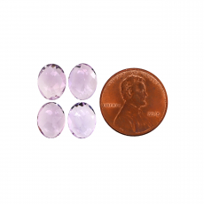 Lavender Amethyst Oval 10X8mm Approximately 9 Carat