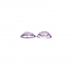 Lavender Amethyst Oval 14x10mm Matched Pair  Approx 11 Carat