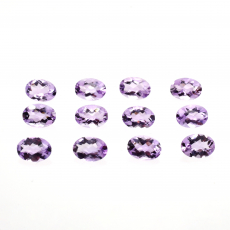Lavender Amethyst Oval 7x5mm Approximately 8 Carat.