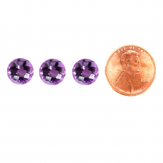 Lavender Amethyst Round 11mm Approximately 12 Carat