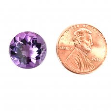 Lavender Amethyst Round 14mm Single Piece Approximately 8 Carat.