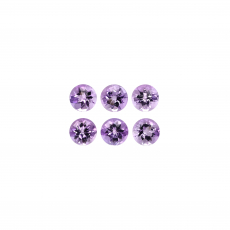 Lavender Amethyst Round 7mm  Approximately 6.90 Carat.