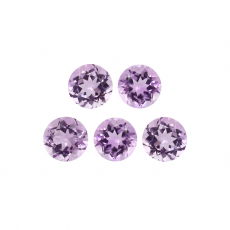 Lavender Amethyst Round 8mm Approximately 9 Carat