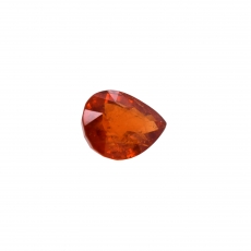 Mandarin Garnet Pear Shape 10.7x8.1mm Single Piece 3.76 Carat