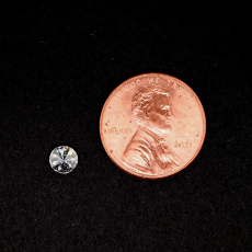 Moissanite Round 5mm Single Piece 0.43 Carat