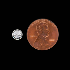 Moissanite Round 6mm Single Piece Approximately 0.75 Carat