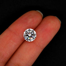 Moissanite Round 9mm Single Piece Approximately 2.48 Carat