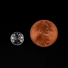 Moissanite Round 9mm Single Piece Approximately 2.48 Carat