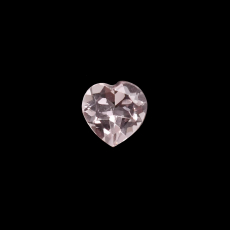 Morganite Heart Shape 6mm Single Piece 1.25 Carat