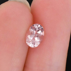 Morganite Oval 7x5mm Single Piece Approximately 0.65 Carat