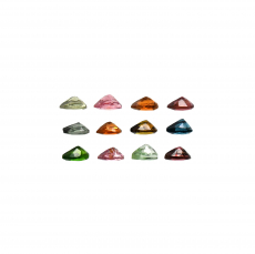 Multi Color Tourmaline Pear Shape 4x3mm Approximately 2 Carat