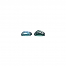 Natural Color Change Alexandrite Oval 5x4mm Matching Pair 0.90 Carat