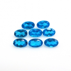 Neon Apatite Oval 5X3mm Approximately1 Carat