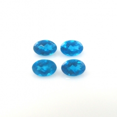 Neon Apatite Oval 6X4mm Approximately 1.80 Carat