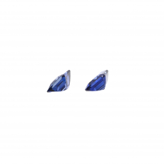Nigerian Blue Sapphire Emerald Cut 10x8mm Matching Pair Approximately 8.30Carat
