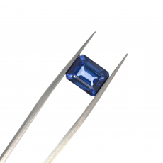 Nigerian Blue Sapphire Emerald Cut 10x8mm Single Piece 5.02 Carat