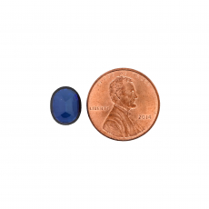 Nigerian Blue Sapphire Oval 10x8mm Single Piece Approximately 4.42 Carat
