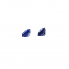Nigerian Blue Sapphire Oval 7.5x5.5mm Matching Pair Approximately 2.40 Carat