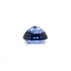 Nigerian Blue Sapphire Round 10mm Single Piece Approximately 5.87 Carat