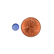 Nigerian Blue Sapphire Round 6.8mm Single Piece Approximately 1.55 Carat