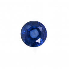 Nigerian Blue Sapphire Round 6mm Single Piece 1.27 Carat