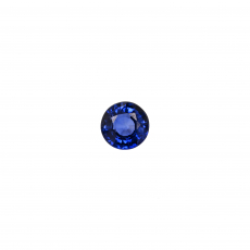Nigerian Blue Sapphire Round 7mm Single Piece Approximately 1.54 Carat
