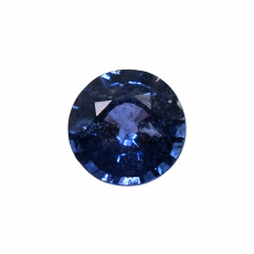 Nigerian Sapphire Round 5.5mm Single Piece 0.70 Carat