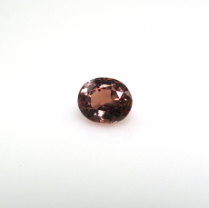 Padparadscha Sapphire Oval 5X4.5X2mm Approximately 0.63 Carat