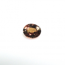 Padparadscha Sapphire Oval 6X4.8X3mm Approximate ).71 Carat