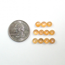 Peach Moonstone Round 6mm Approximately 10 Carat