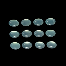 Peruvian Chalcedony Cab Oval 7X5mm Approximately 10 Carat