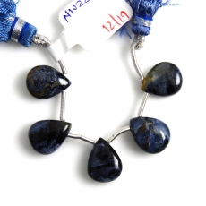 Pietersite Drops Amond Shape 12x10mm Drilled Beads 5 Pieces