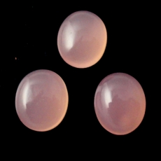 Pink Chalcedony Cab Oval 12X10mm Approximately 14 Carat.