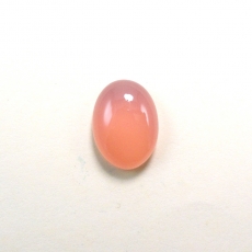 Pink Chalcedony Cab Oval 18X13mm Single Piece Approximately 11 Carat.