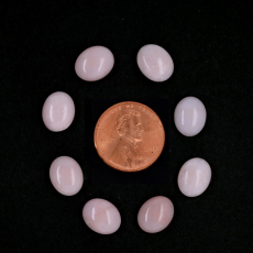 Pink Opal Cab Oval 10X8X4mm Approximately 14 Carat