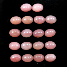 Pink Opal Cab Oval 7X5mm Approximately 11 Carat