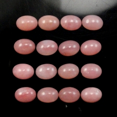 Pink Opal Cab Oval 8X6mm Approximately 14 Carat