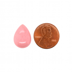 Pink Opal Cab Pear Shape 18x13mm Single Piece Approximately 7 Carat