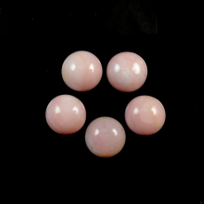 Pink Opal Cab Round 10mm Approximately 15 Carat