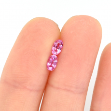 Pink Sapphire Oval 5x3mm Approximately 0.60 Carat