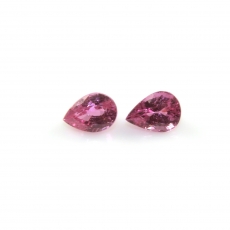 Pink Sapphire Pear Shape 7x5mm Matching pair Approximately 2.15 Carat*