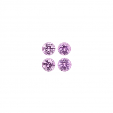 Pink Sapphire Round 3mm Approximately 0.50 Carat