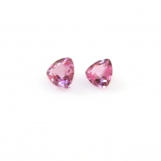Pink Sapphire Trillion Shape 5mm Matching Pair Approximately 1.02 Carat*