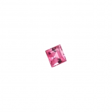 Pink Spinel Princess Cut 4mm Single Piece 0.51 Carat