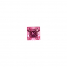 Pink Spinel Princess Cut 4mm Single Piece 0.51 Carat